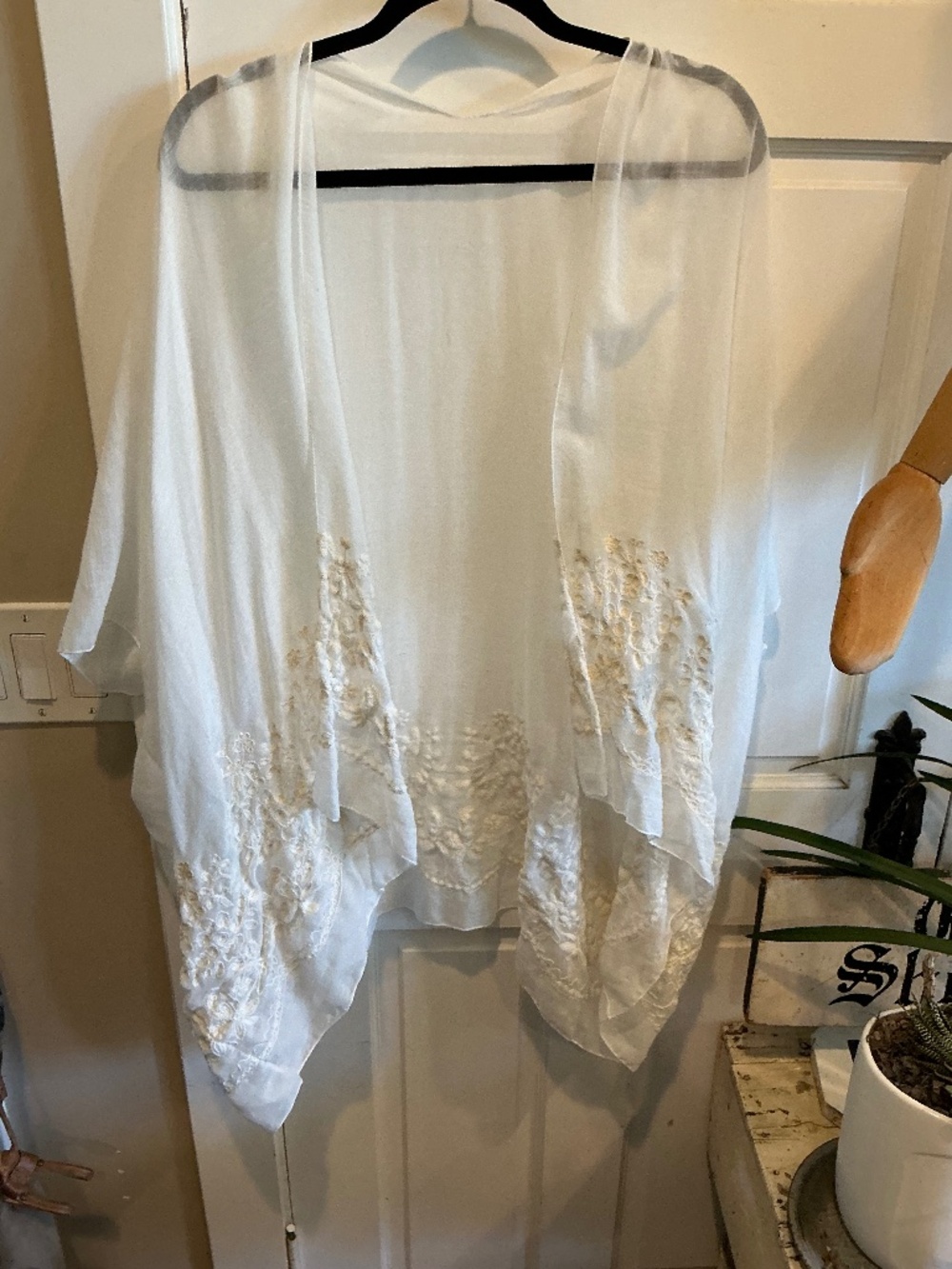 Lightweight wrap perfect for summer nights!